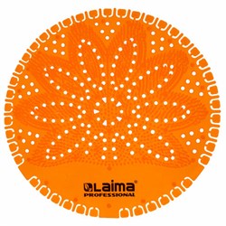 Дезодоратор коврик для писсуара оранжевый, аромат Манго, LAIMA Professional, на 30 дней, 608899 - фото 15059599