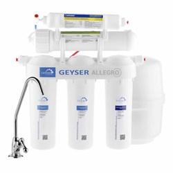 Фильтр для воды ГЕЙЗЕР "Аллегро", обратный осмос, 5 ступеней очистки, бак 12 л, кран в комплекте, 20036 - фото 15059700