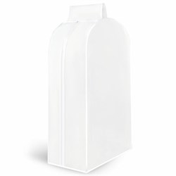 Чехол-кофр объёмный для хранения одежды на молнии, 60х30х90 см, цвет белый, SHAMAANI (ШАМААНИ), 609596 - фото 15059732