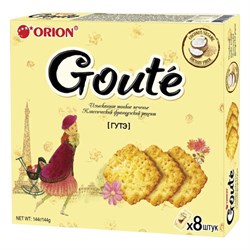 Печенье ORION "GOUTE" затяжное, 144 г, О0000011959 - фото 15059953