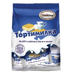 Вафли АККОНД "Тортимилка" со сливочной сбивной начинкой, 250 г - фото 15060029