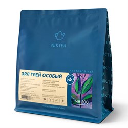 Чай листовой NIKTEA "Эрл Грей Особый" черный с бергамотом, 250 г, TNIKTE-L00004 - фото 15060046