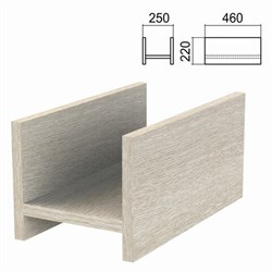 Подставка под системный блок "Арго", 250х460х220 мм, ясень шимо - фото 15060309