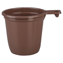 Чашка одноразовая для чая кофе 200 мл, UPAX UNITY, КОМПЛЕКТ 1500 шт. (30 упаковок по 50 шт.), коричневая - фото 15060827