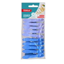Прищепки бельевые 7,3 см, КОМПЛЕКТ 10 штук, пластик, ассорти, PRIMILA (ПРИМИЛА) CLASSIC, 700516 - фото 15060836