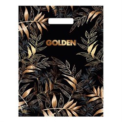 Пакет с вырубной ручкой ПВД, 40х31 см, "Золотой лес", 30 мкм, н00188432 - фото 15060924