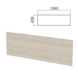 Экран-перегородка "Бюджет", 1360х16х430мм, дуб шамони светлый (КОМПЛЕКТ С ФУРНИТУРОЙ) - фото 15061248