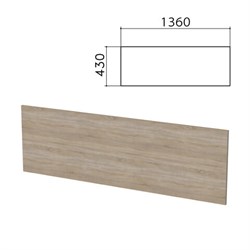 Экран-перегородка "Бюджет", 1360х16х430 мм, дуб сонома (КОМПЛЕКТ С ФУРНИТУРОЙ) - фото 15061475