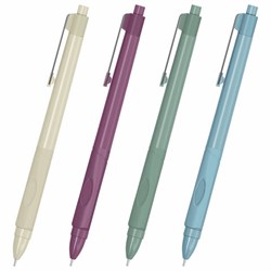 Ручка шариковая автоматическая с грипом BRAUBERG "COMFORT GRIP", СИНЯЯ, игольчатый наконечник 0,7 мм, линия письма 0,35 мм, 144323 - фото 15074171