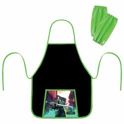 Фартук с нарукавниками для уроков труда ПИФАГОР, 1 карман, 46х54 см, "Sharp sword", 273625 - фото 15081206