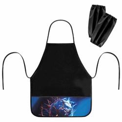 Фартук с нарукавниками для уроков труда BRAUBERG, 3 кармана, 46x54 см, "Score goal", 273645 - фото 15081218