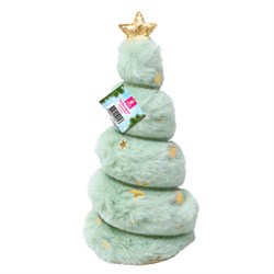 Украшение новогоднее интерьерное, 18 см, "Пушистая елочка", полиэстер, пенопласт, ЗОЛОТАЯ СКАЗКА, 592565 - фото 15081317