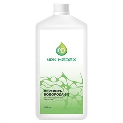 Средство дезинфицирующее перекись водорода 6%, 1 л, ЛЮИР - фото 15083982