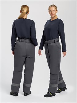 Брюки зимние женские Вьюга СОП (тк.Смесовая,210), т.серый - фото 15084606