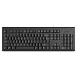 Клавиатура проводная A4TECH KR-83, USB, 104 кнопки, черная, 533406 - фото 15093875