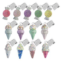 Украшение ёлочное (1 шт.), "Сладости", 8 см, ассорти 25 дизайнов, ЗОЛОТАЯ СКАЗКА, 592581 - фото 15093891