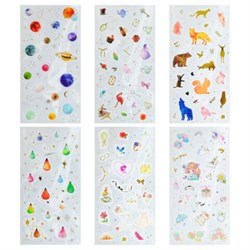 Наклейки декоративные "Black edition", 17,5х9 см, ассорти 6 видов, FUNSTER (ФАНСТЕР), 666100 - фото 15093948