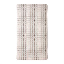 Коврик для ванны противоскользящий 71х40 см, "Пиксели", бежевый, ПВХ, присоски, PRIMILA (ПРИМИЛА), 700383 - фото 15094031