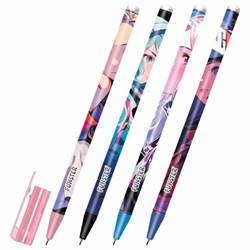 Ручка стираемая гелевая с принтом FUNSTER (ФАНСТЕР) "ANIME", СИНЯЯ, корпус ассорти, игольчатый наконечник 0,5 мм, линия 0,35 мм, 144412 - фото 15095761