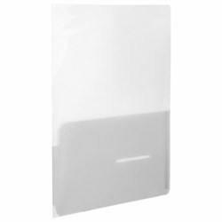 Папка-уголок 2 кармана, А4, BRAUBERG "SPECIAL", прозрачная, 0,18 мм, 273059 - фото 15104333