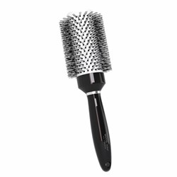 Расческа для укладки волос термобрашинг 24,5х6х4,5 см, круглая, продувная, черная, MONTE VITA (МОНТЕ ВИТА), 457418 - фото 15104361