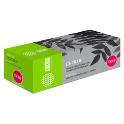 Тонер-картридж CACTUS (CS-TK18) для KYOCERA FS-1020/1018/1118, ресурс 7200 стр. - фото 15109394