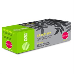 Тонер-картридж CACTUS (CS-TK5140Y) для KYOCERA Ecosys M6030cdn/M6530cdn, желтый, ресурс 5000 стр. - фото 15109404