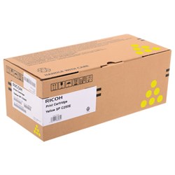 Тонер-картридж лазерный RICOH (SP C250E) SPC250/C260/C261, желтый, оригинальный, ресурс 1600 страниц, 407546 - фото 15109986