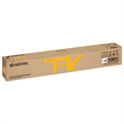 Тонер-картридж KYOCERA (TK-8115Y) M8124cidn/M8130cidn, желтый, ресурс 6000 стр., оригинальный, 1T02P3ANL0 - фото 15110000