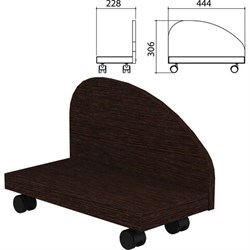 Подставка под системный блок "Приоритет", 228х444х306 мм, венге, К-929, К-929 венге - фото 15128294
