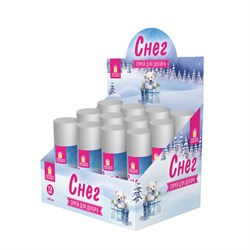 Снег для декорирования в спрее БЕЛЫЙ СНЕГ, 250 мл, 85 г, ЗОЛОТАЯ СКАЗКА, 592282 - фото 15131673