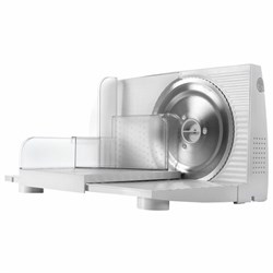 Ломтерезка GORENJE R401W, диаметр ножа 17 см, 100 Вт, диаметр ломтиков 0-17 мм, белый - фото 15133417