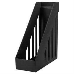 Лоток вертикальный для бумаг, увеличенная ширина (277х100х290 мм), BRAUBERG-MAXI, черный, 231050 - фото 15140098