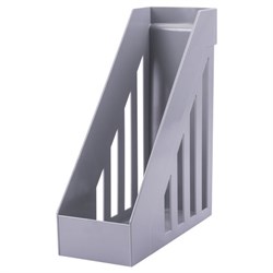 Лоток вертикальный для бумаг, увеличенная ширина (277х100х290 мм), BRAUBERG-MAXI, серый, 231051 - фото 15140099
