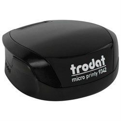Оснастка для печатей КАРМАННАЯ, D=42 мм, синий, TRODAT 9342 MICRO P4, корпус черный, подушка, 163186 - фото 15140103