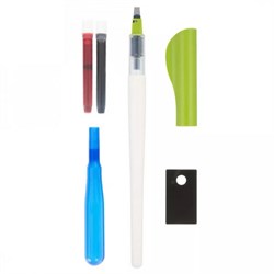 Ручка перьевая для каллиграфии PILOT Parallel Pen, перо 3,8 мм, 2 картриджа, блистер, FP3-38N-SS - фото 15141930