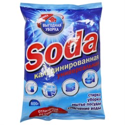 Сода кальцинированная 600 г, ВЫГОДНАЯ УБОРКА, РЕНЕССАНС КОСМЕТИК, МИНПРОМТОРГ, 2959 - фото 15142009