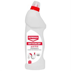 Средство для прочистки канализационных труб 750 мл, ПЕРВОЦЕН, РЕНЕССАНС КОСМЕТИК, МИНПРОМТОРГ, 3188 - фото 15142016