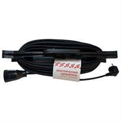 Удлинитель на рамке РС16, 1 розетка без заземления, КГ 2x1,5мм2, 10 м, 16 А, медь, морозостойкий, 151 - фото 15163487