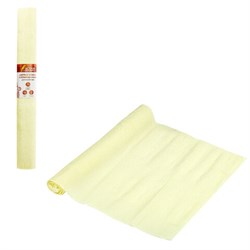 Бумага гофрированная/креповая, 110 г/м2, 50х250 см, лимонная, в рулоне, ОСТРОВ СОКРОВИЩ, 112541 - фото 15165161