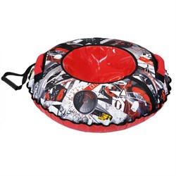 Тюбинг-ватрушка, 85 см, с принтом, "Экстрим", верх оксфорд, Nk, ТБ2К-85/Э2 - фото 15168391