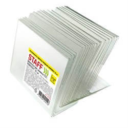 Держатели для ценников 80х60 мм, КОМПЛЕКТ 20 шт., ПЭТ, STAFF, 291388 - фото 15180532