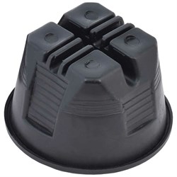 Держатель круглого проводника для плоской кровли IEK ZDP80-60-6-08 - фото 15216855