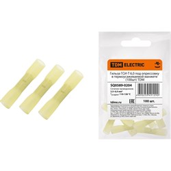 Гильза под опрессовку в термоусаживаемой манжете TDM ELECTRIC ГСИ-Т 6,0 - фото 15219426