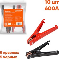 Зажимы-крокодилы для пусковых проводов AIRLINE SA600P10 - фото 15220540