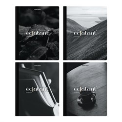 Тетрадь А5 96 л. BRAUBERG, на сшивке с корешком, клетка, обложка картон, "Simplicity", 405288 - фото 15223792