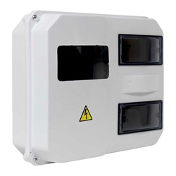 Пластиковый учетно-распределительный навесной корпус KRZMI ЩУРН-П 1/12 - фото 15276060