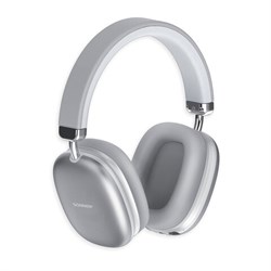 Наушники беспроводные накладные полноразмерные раздвижные мультирежимные, SONNEN HP-B12S, Bluetooth 5.4, серебристые, 514127 - фото 15279770