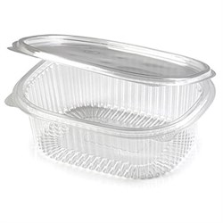 Одноразовый контейнер овальный 500 мл, С КРЫШКОЙ ЮП-РКС, КОМПЛЕКТ 360 шт., прозрачный ПЭТ, ЮПЛАСТ, ЮУПМ6131 - фото 15280313