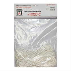 Термостойкий кремнеземный шнур ОГНЕЗА ШКН - фото 15367523